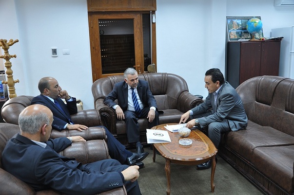 زيارة السيد وزير التخطيط و السيد الوكيل المساعد لبعض الجهات التابعة للوزارة