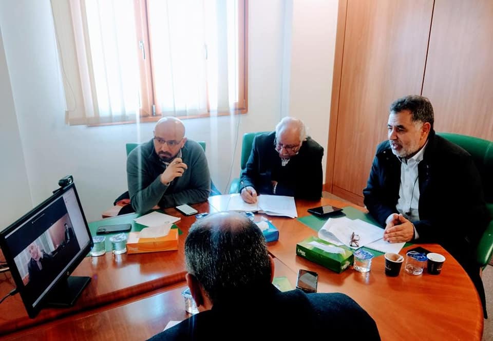 اجتماع  حول تأثير الانفاق التنموي على الناتج المحلي الإجمالي والناتج النفطي وغير النفطي